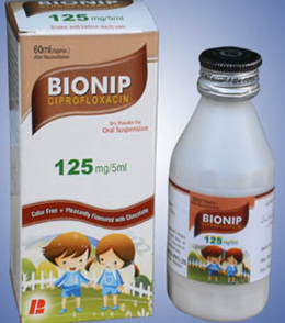 ຢານ້ຳຢາ Bionip 125 ມກ/ 250ມກ    5 ມລ