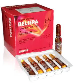 Relispa 40mg, 80mg Drotaverine HCL Injection.